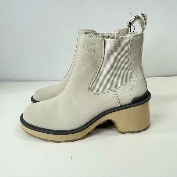 NWT Sorel Hi-line Chelsea Boot in Chalk/Ceramic Size 10.5 - Picture 2 of 14